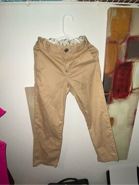 Boys Khaki Chino Pants - Classic Straight Fit